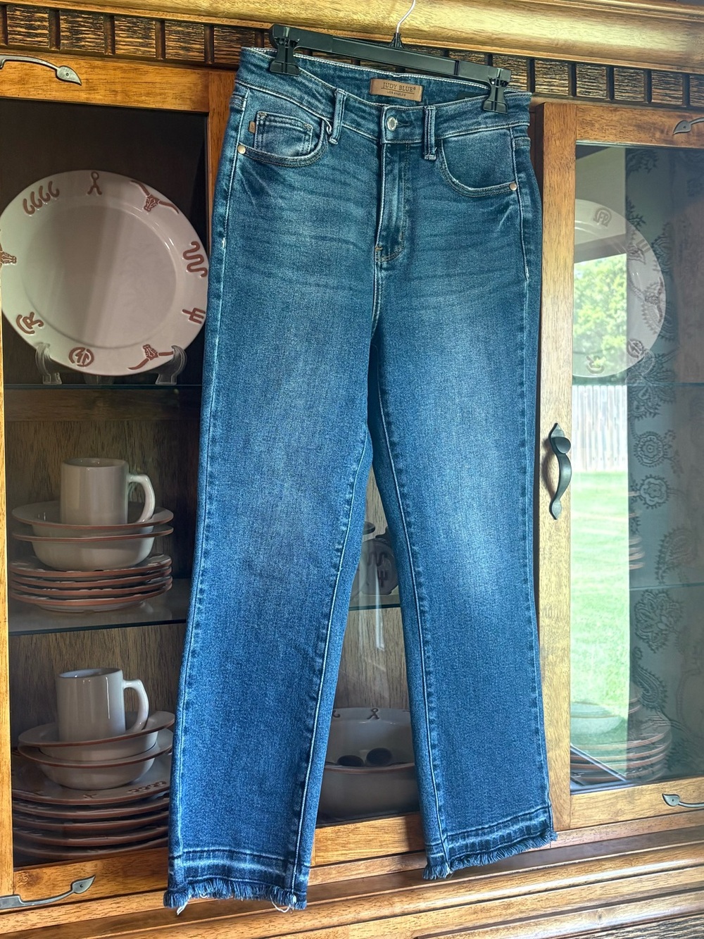 Judy Blue Effortlessly Chic High Rise Medium Vintage Wash Kick Flare Jeans
